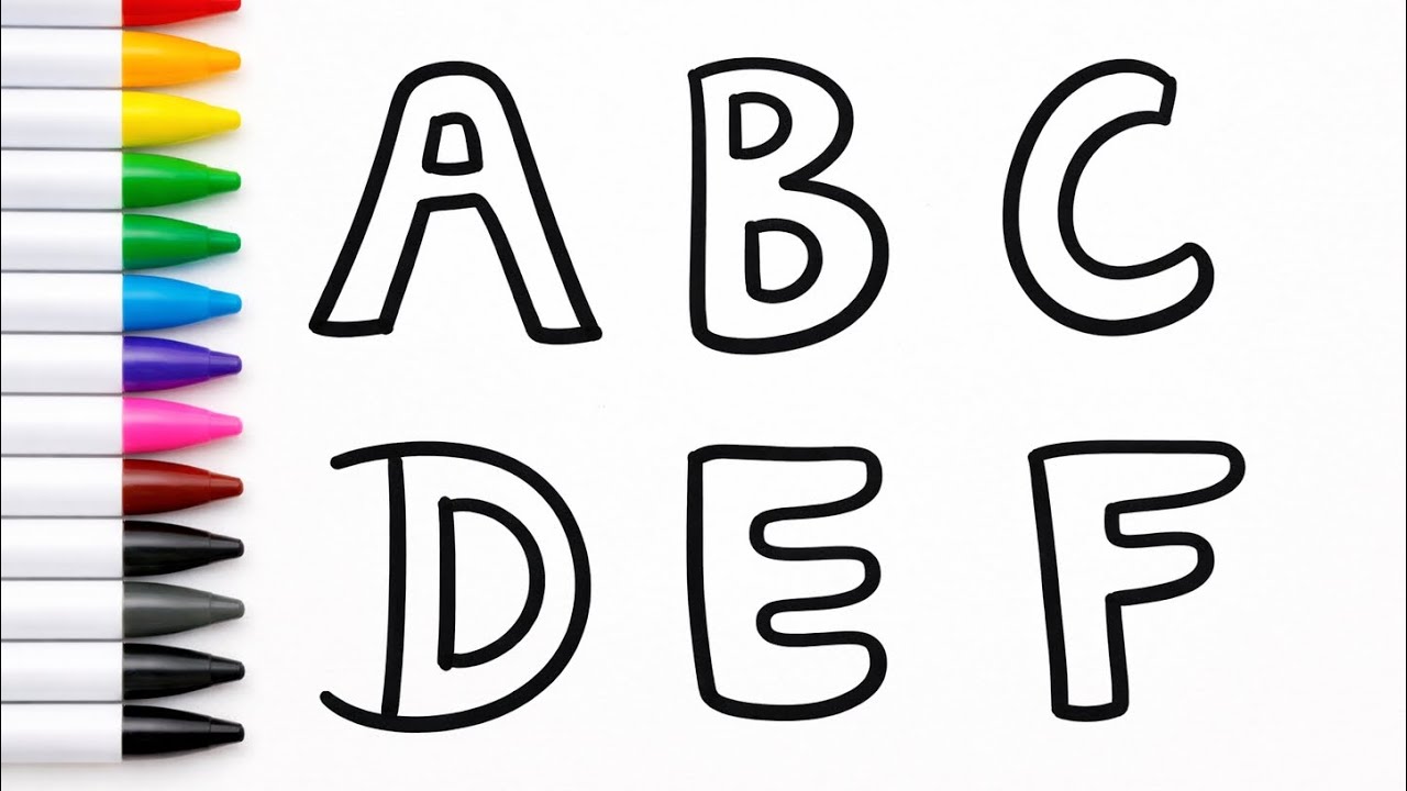Learn ABCD A to Z Alphabet Writing | Capital Letters for Kids