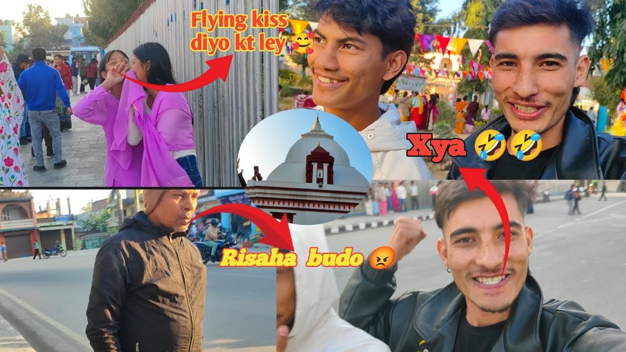 Ghorahi ko famous thau lakhana park ra chaughera mandir ghum gham 🥰 public reaction 😱 yesto vyo 😂