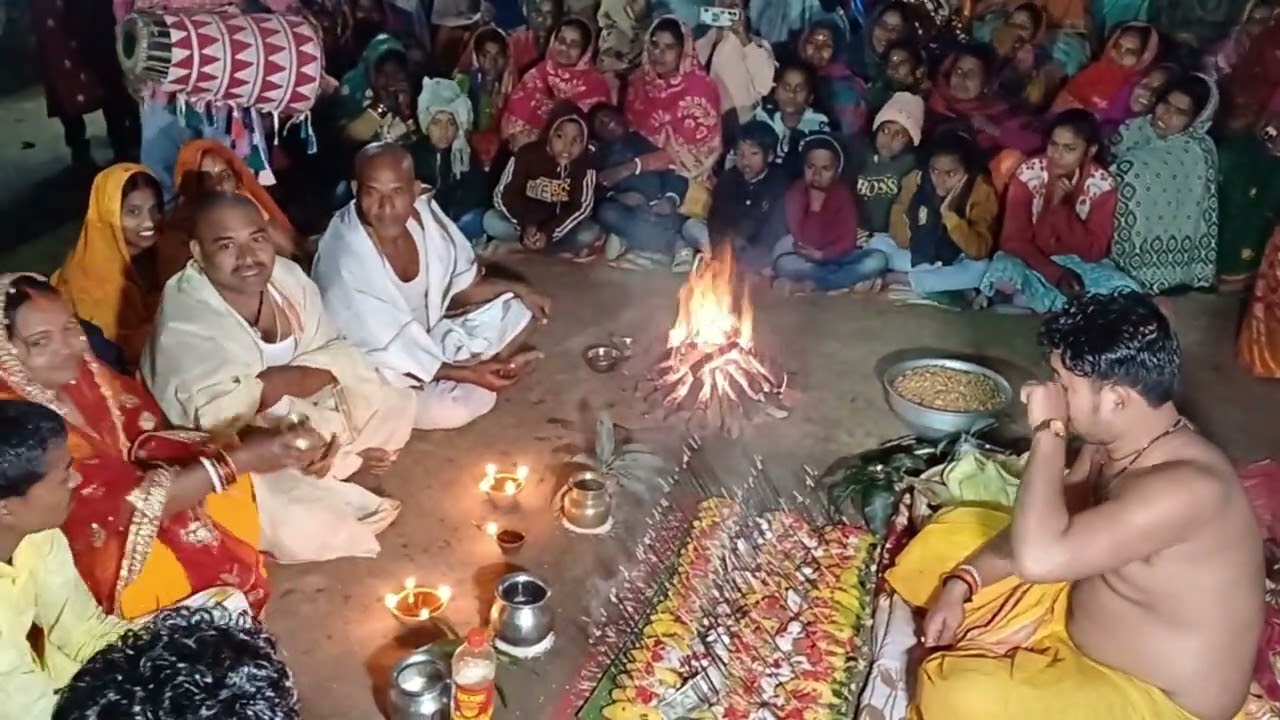 बाबा भुइया पूजा रवि रंजन भगतजी देखिए कैसे रात्रि में नेतन करते हैं पूरा पूजा का वीडियो#वायरल_वीडियो
