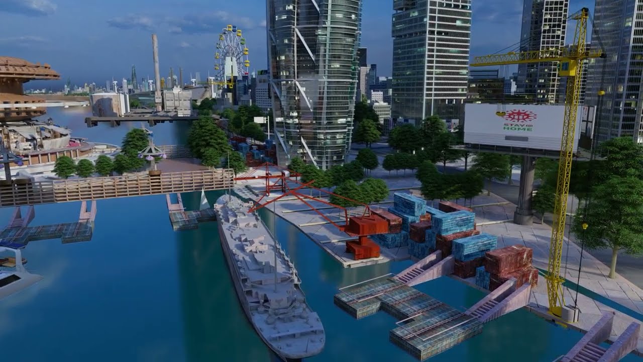 Port Trading Free Footage