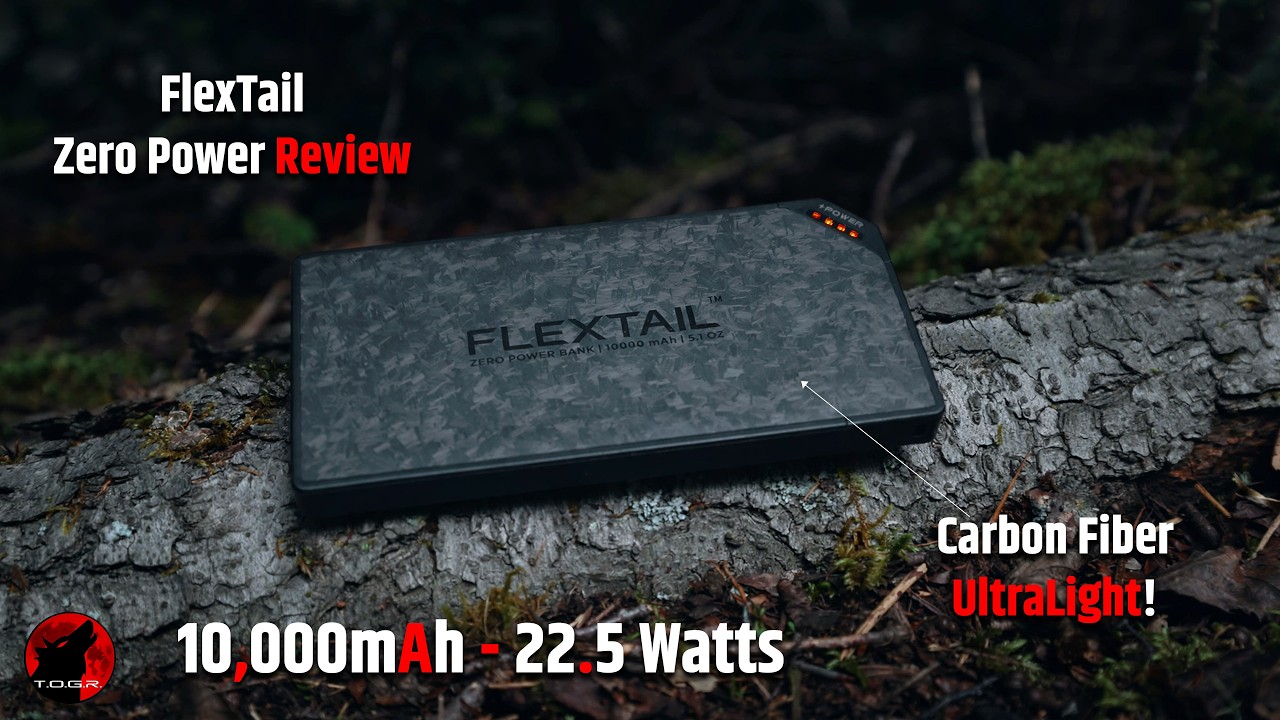 Аккумулятор Flextail Zero Power с корпусом из углеродного волокна