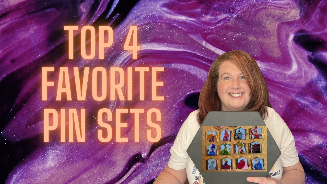 Top 4 Favorite Pin Sets | Hosted by Sara's Disney Magic | Disney Pins