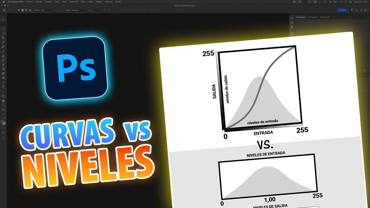 31. ⚖️ CURVAS vs NIVELES en Photoshop 🤯 &iquest;CU&Aacute;L debes USAR y CU&Aacute;NDO?