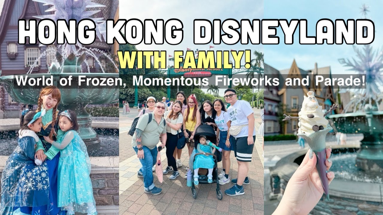 HONG KONG DISNEYLAND VLOG 2024🇭🇰 (World of Frozen, Mystic Manor, Momentous Fireworks) | Mae W.