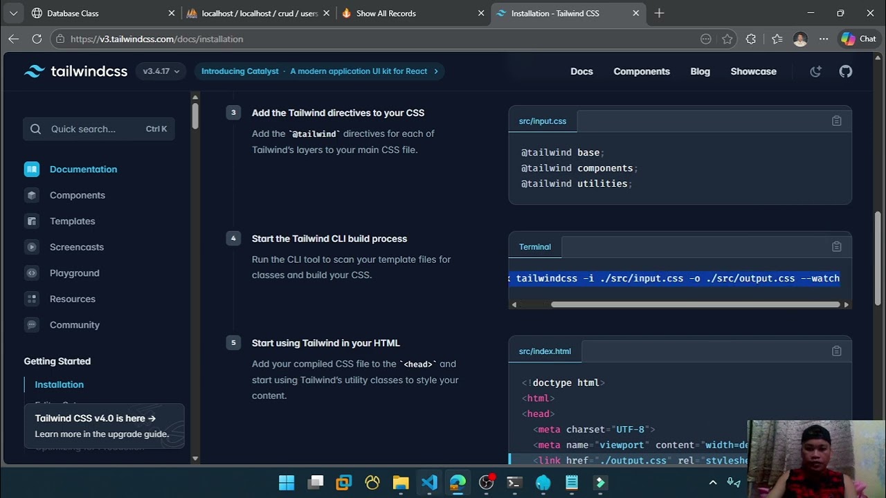 Part 3: Install Tailwind CSS to LavaLite