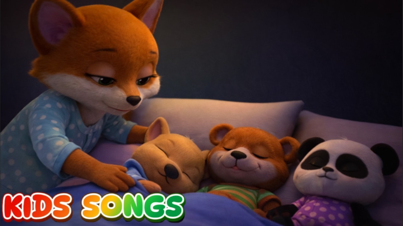 Sweet Dreams for Animal Babies✨Mother Fox Puts Her Cub to Sleep🎶✨Kids Songs- Fun and Learning