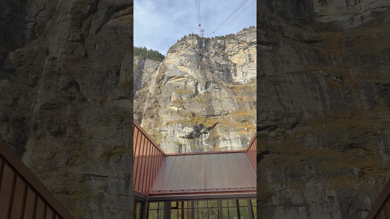 Riding the Steepest Ropeway at Stechelberg, Lengwald 300B | Must Watch!🇨🇭 