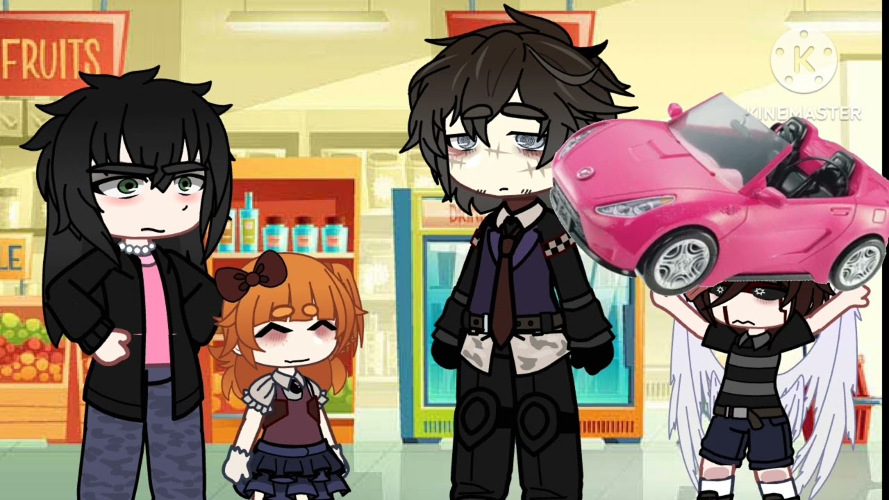 AFTONS MEET A KAREN!//GACHA LIFE//FNAF