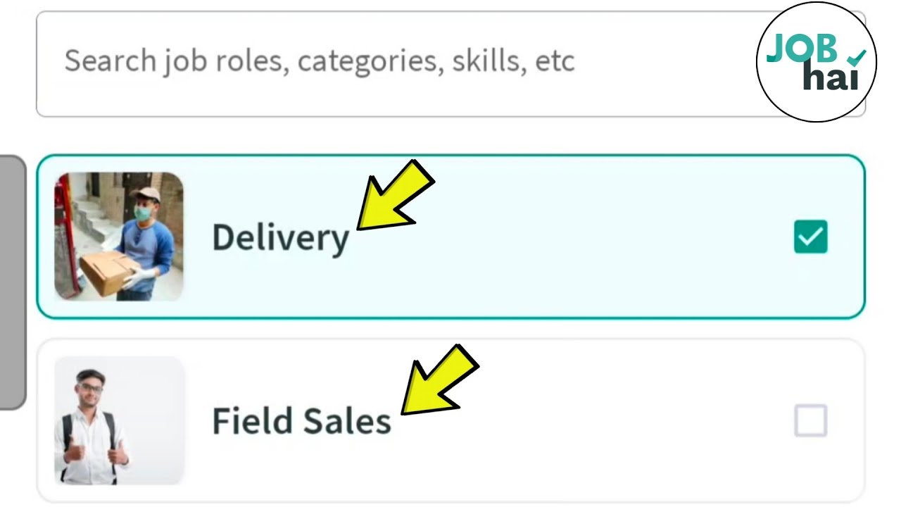 Job Hai App Me Job Categories Kaise Set Kare