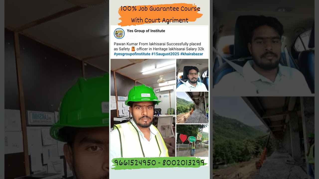 Best Safety Institute in Bihar | Safety officer Course | Safety officer job | Yes Group of Institute