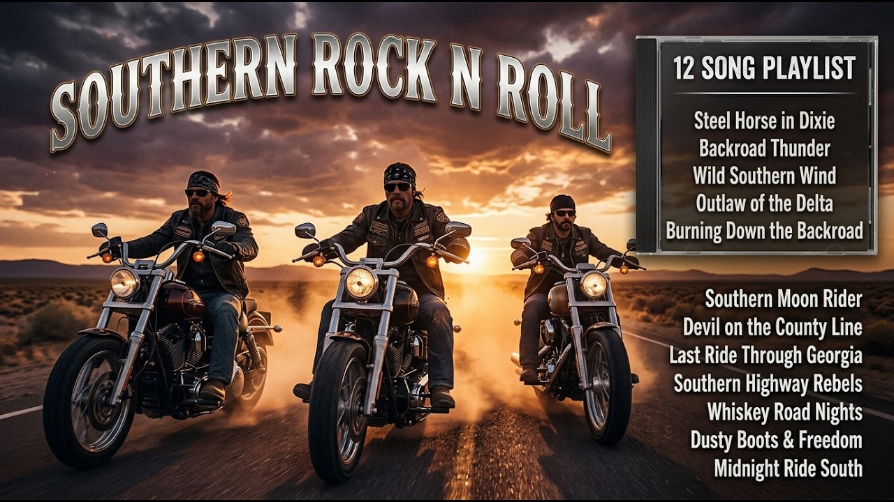 Southern Rock N Roll 🔥 Raw Outlaw Rock for True Riders of the Open Road