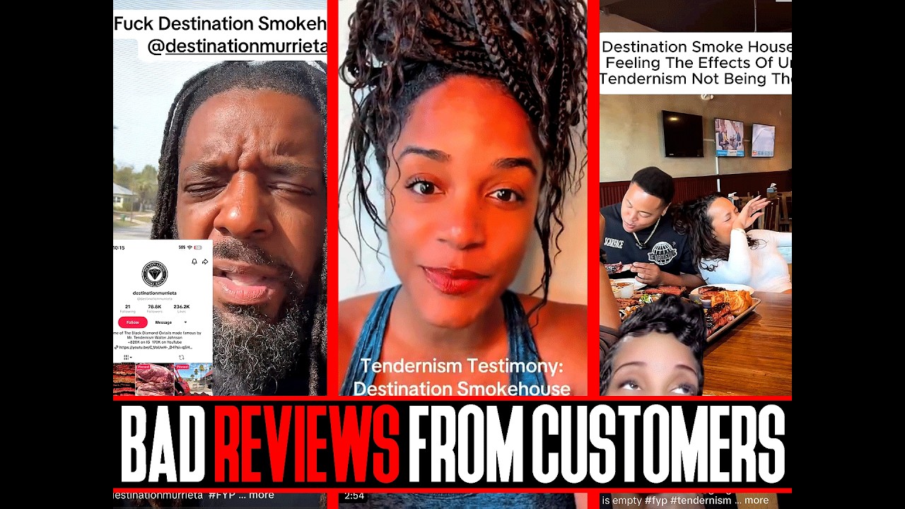 Customers Give Destination Smokehouse Bad Reviews After Firing Mr. Tendernism!!