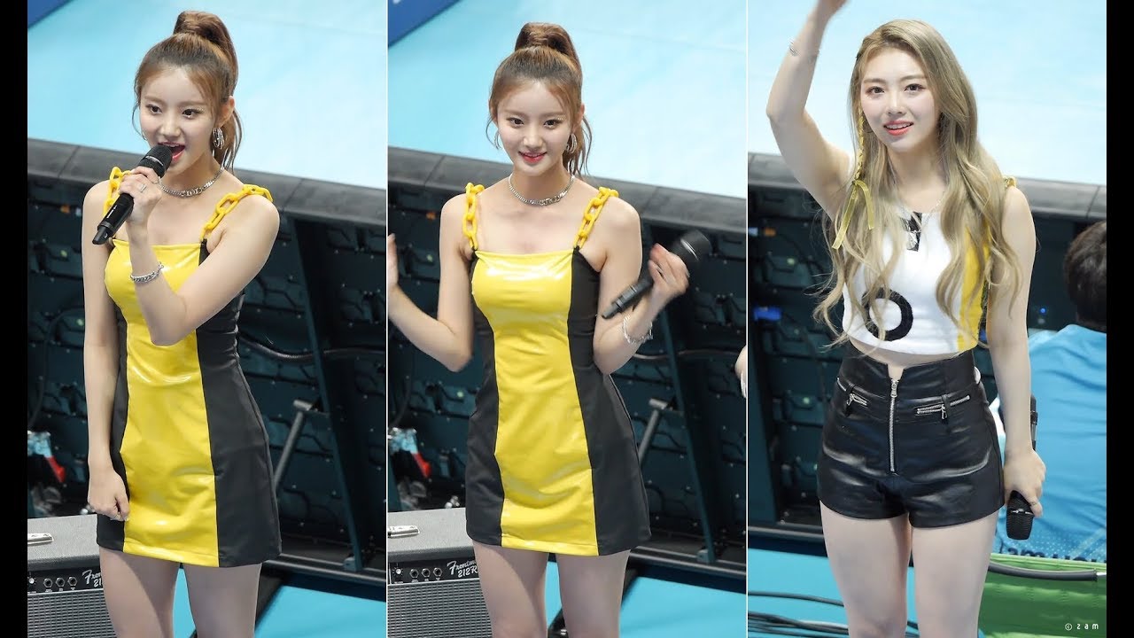 191022 세러데이 Saturday 주연 하늘 - 뿅 BByong & WiFi 와이파이 (여자프로배구 장충체육관) 직캠 fancam by zam