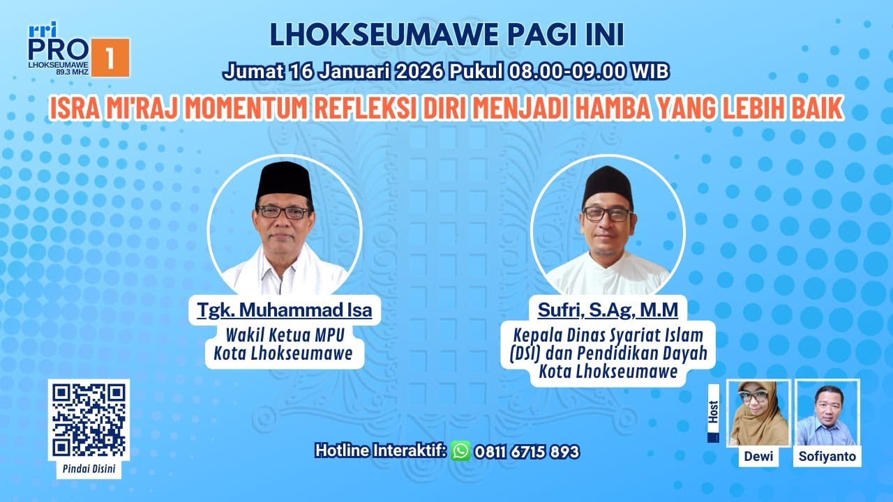 ISRA MI'RAJ MOMENTUM REFLEKSI DIRI MENJADI HAMBA YANG LEBIH BAIK