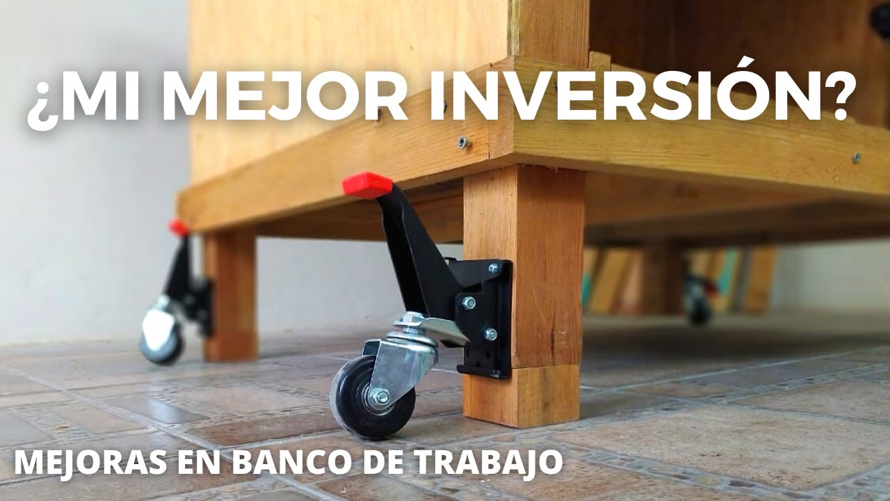 RUEDAS PARA BANCO DE TRABAJO | SPACEKEEPER 272 KG | Me sorprendieron.