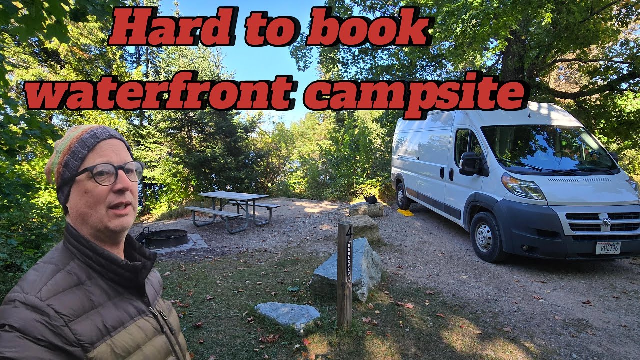 Little Beaver Campground & Pictured Rocks National Lakeshore boat tour. Hike to 12 mile beach