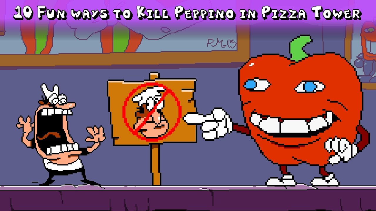 10 Fun ways Pepperman to Kill Peppino in Pizza Tower