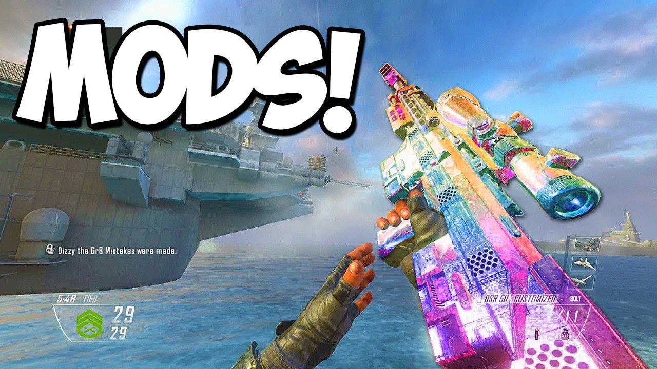 TRICKSHOTTING WITH CRAZY MODS ON BO2! (PRO MOD, SUPER JUMP, AND MORE!)