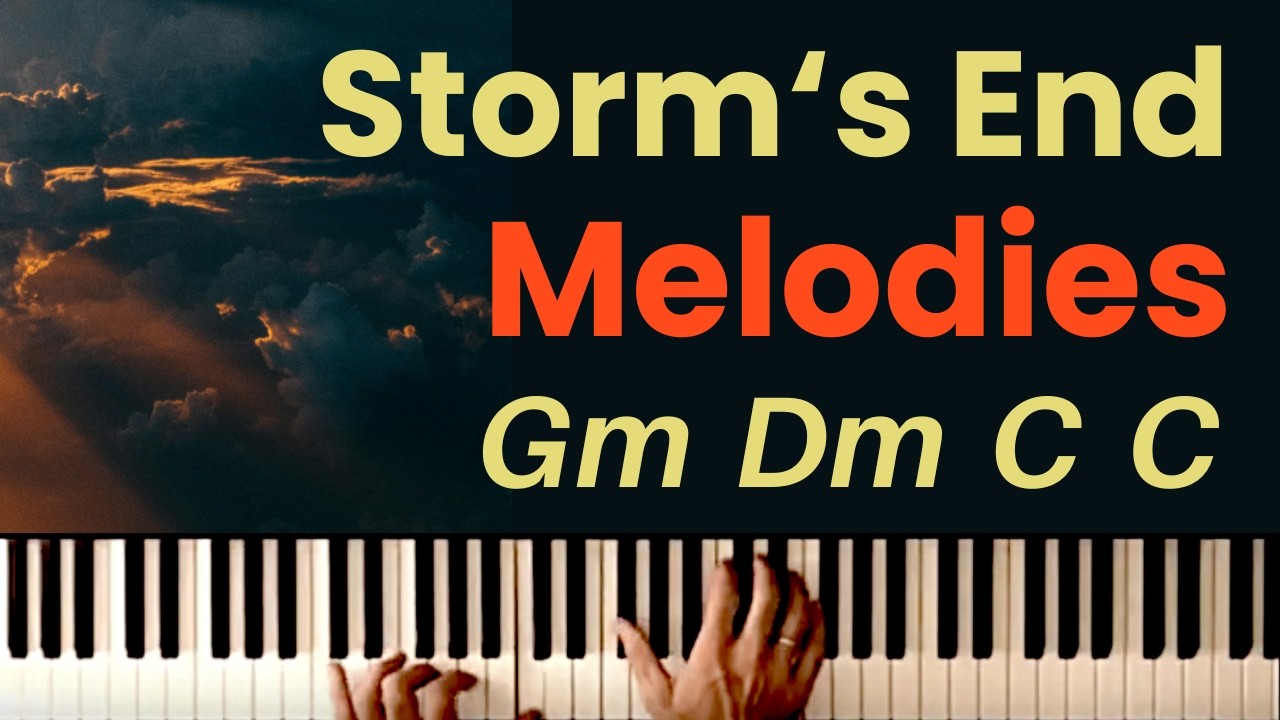 Storm's End - Piano Improvisation (Listen & Learn - On-Screen Tips)