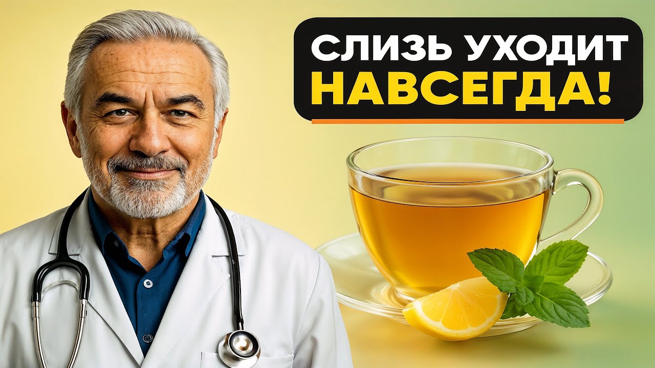Натуральный чай против слизи в горле — действует быстро