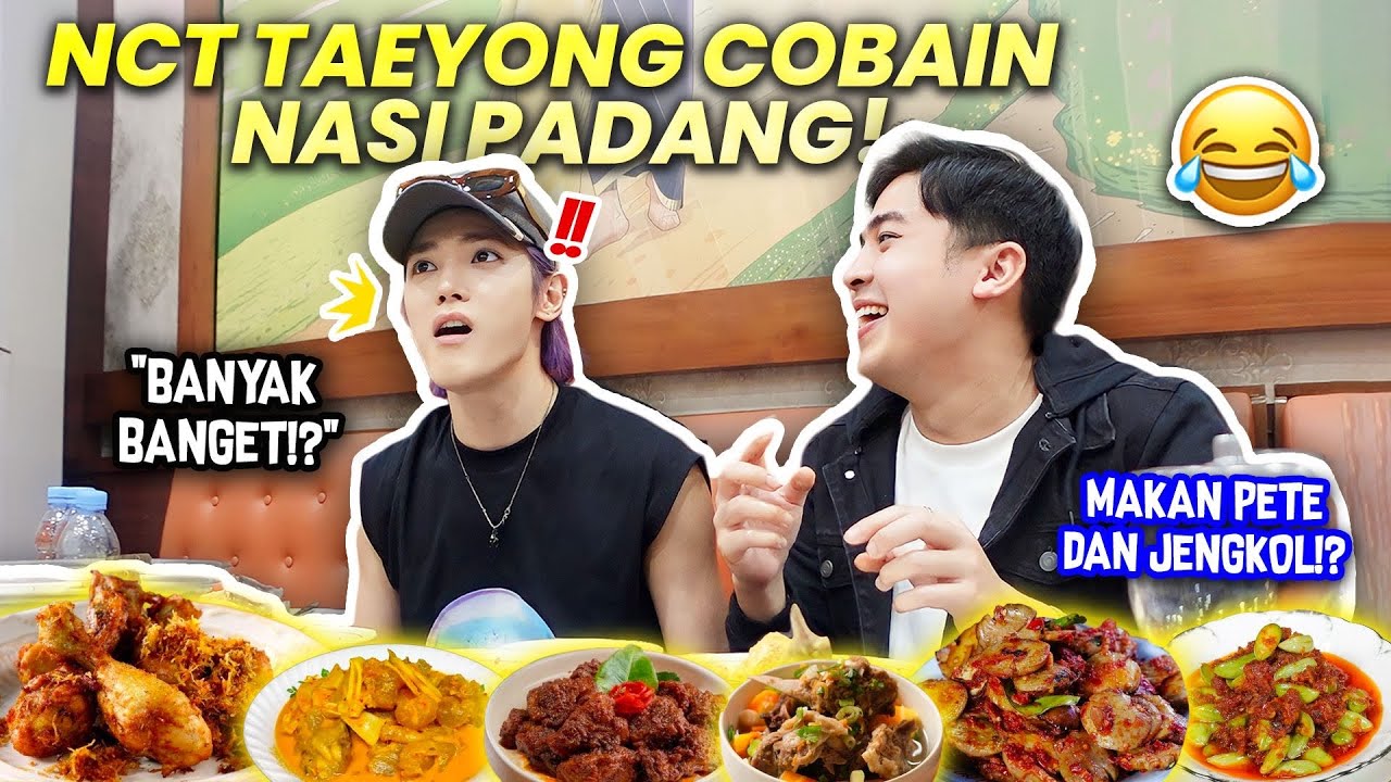 MUKBANG NASI PADANG FT. TAEYONG NCT! COBA PETE DAN JENGKOL, REAKSINYA… 😂