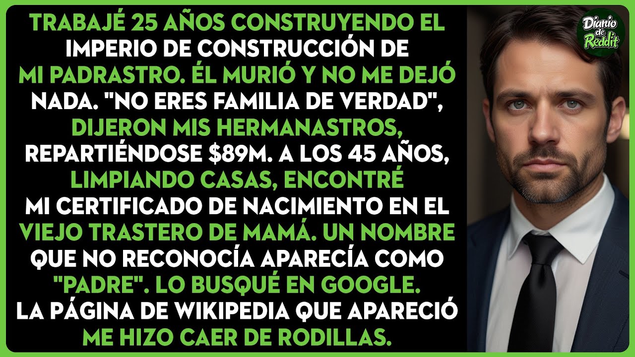 Construí su imperio de $89M durante 25 años. Dijeron que no era de la familia. Entonces...