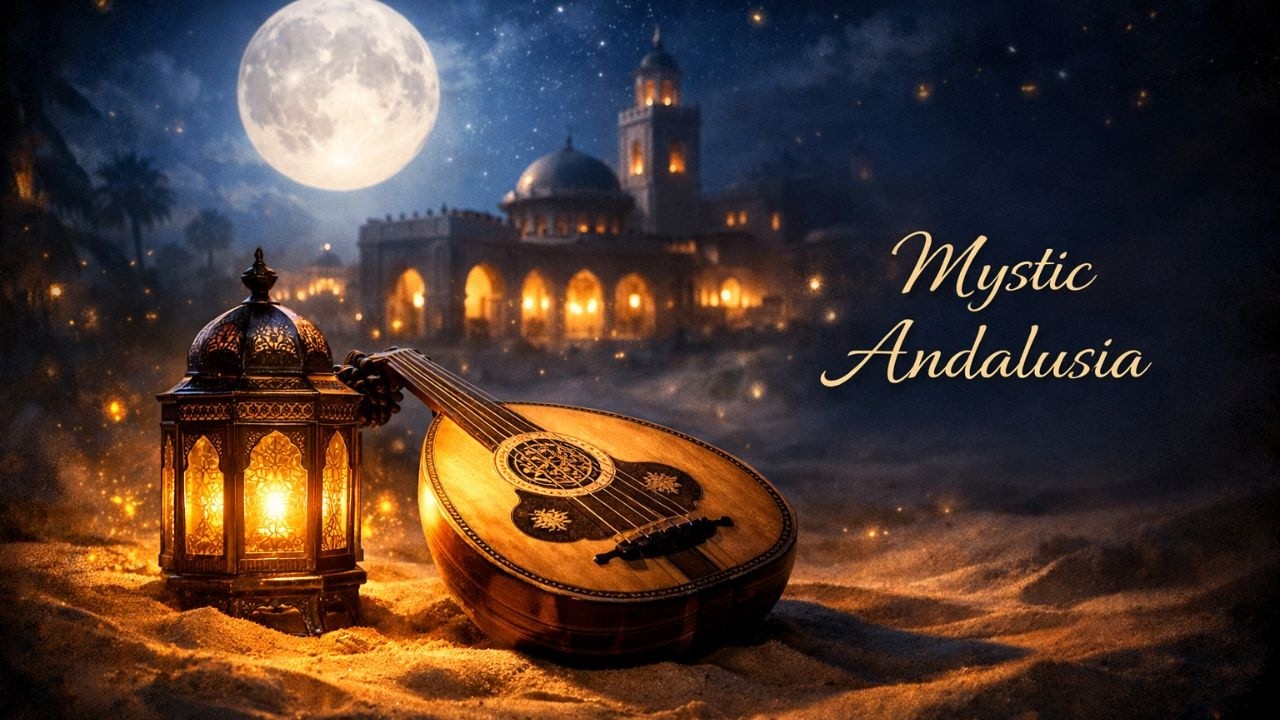 Calm by the Andalusian Coast | Instrumental Arabic Oud & Spanish Guitar,vol 1