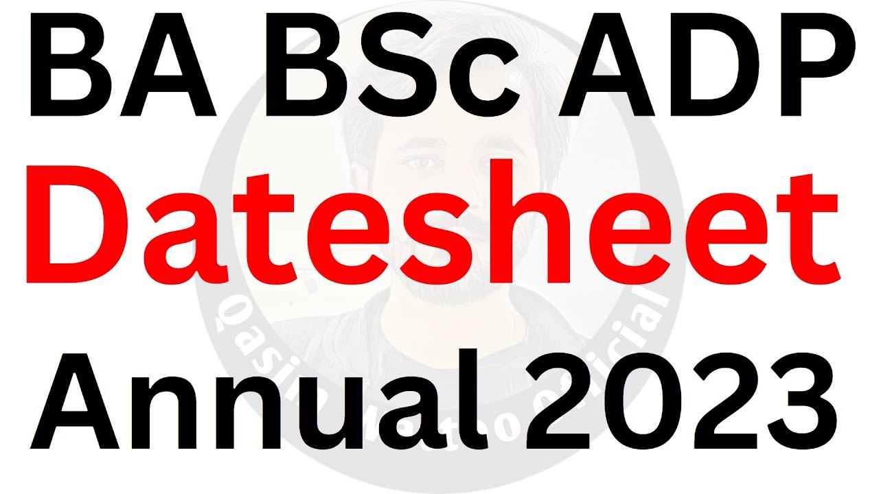 BA BSc Exam 2023 | BA BSc Datesheet 2023