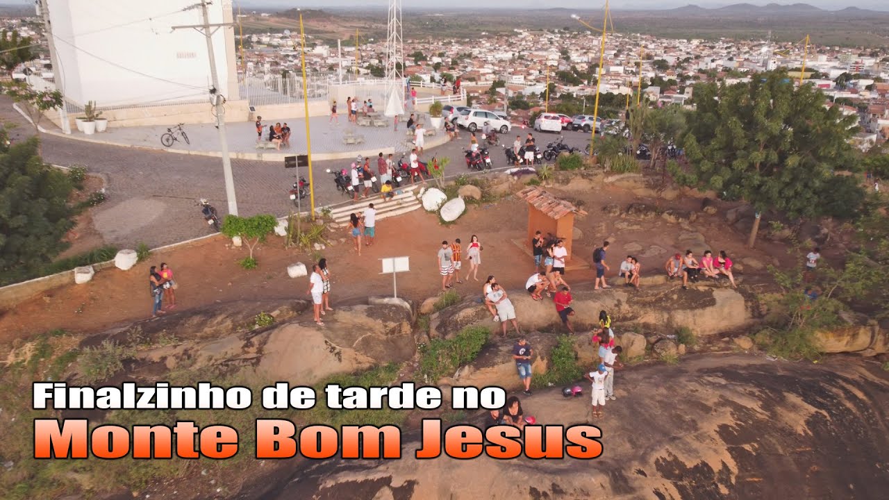 Finalzinho de tarde no Monte Bom Jesus, Itaberaba-BA
