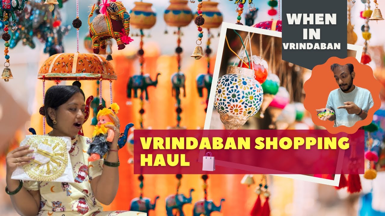 Vrindavan Shopping Haul 🛍️ | ଏମିତି ଆଉ କୋଉଠି ମିଳିବନି😱 କଣ କଣ କିଣିଲୁ ଆମେ🛍️✨Ep-5 #radheradhe