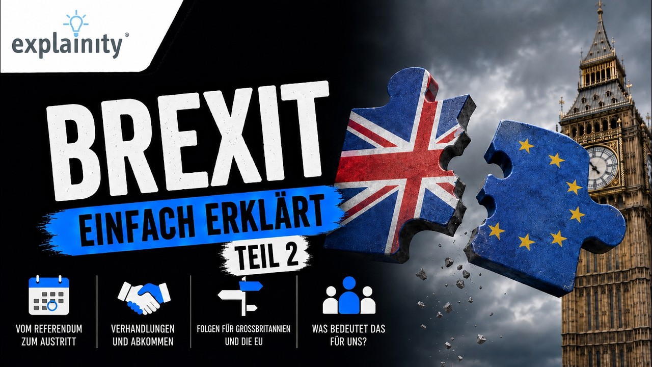 'BREXIT - Teil2' einfach erklärt (explainity® Erklärvideo)