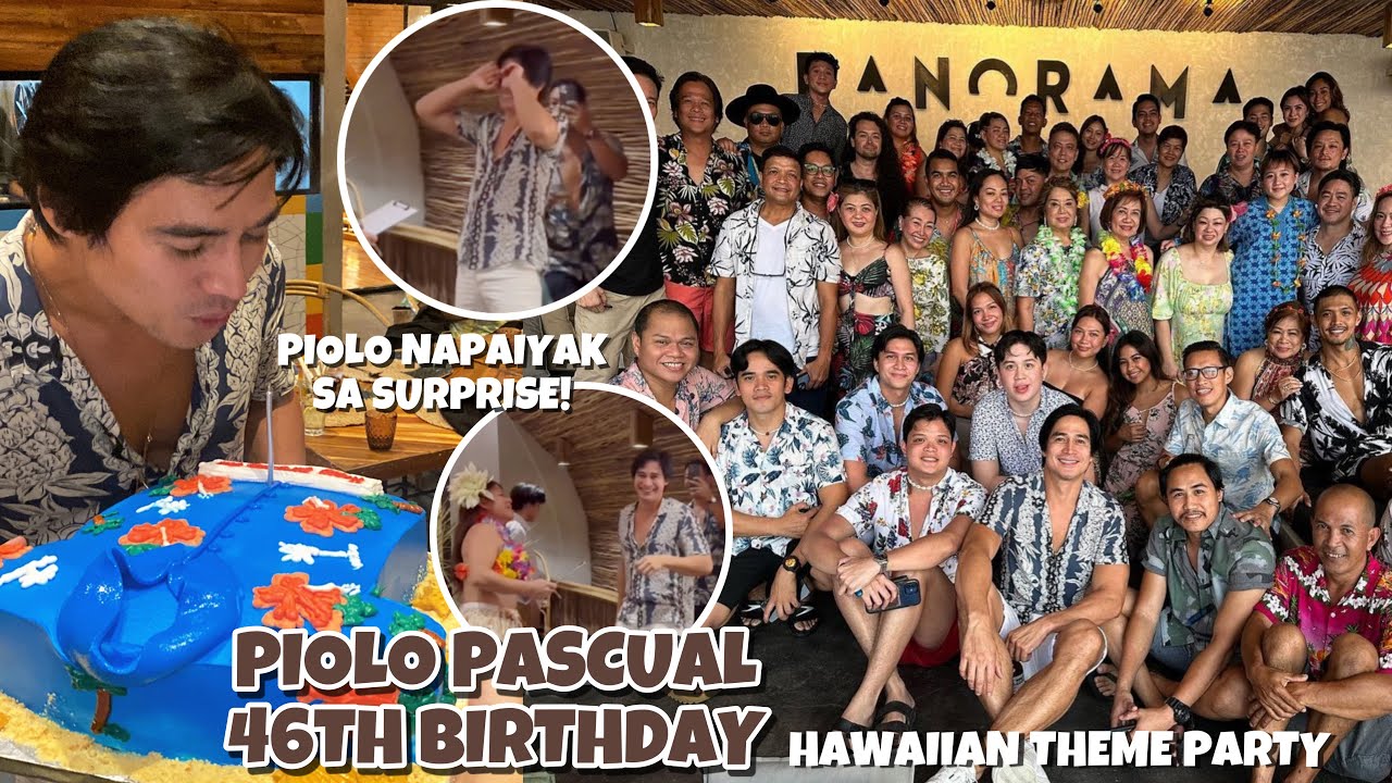 PIOLO PASCUAL 46TH BIRTHDAY IN PALAWAN 😍 KUMPLETO ANG PASCUAL FAMILY NAGULAT SI PAPA P SA SURPRESA