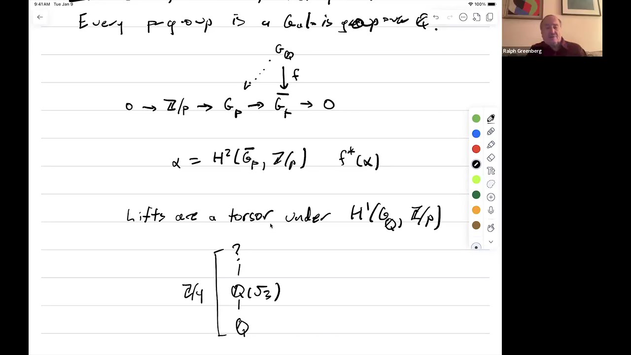 Michael Larsen, The inverse Galois problem for pro-p groups