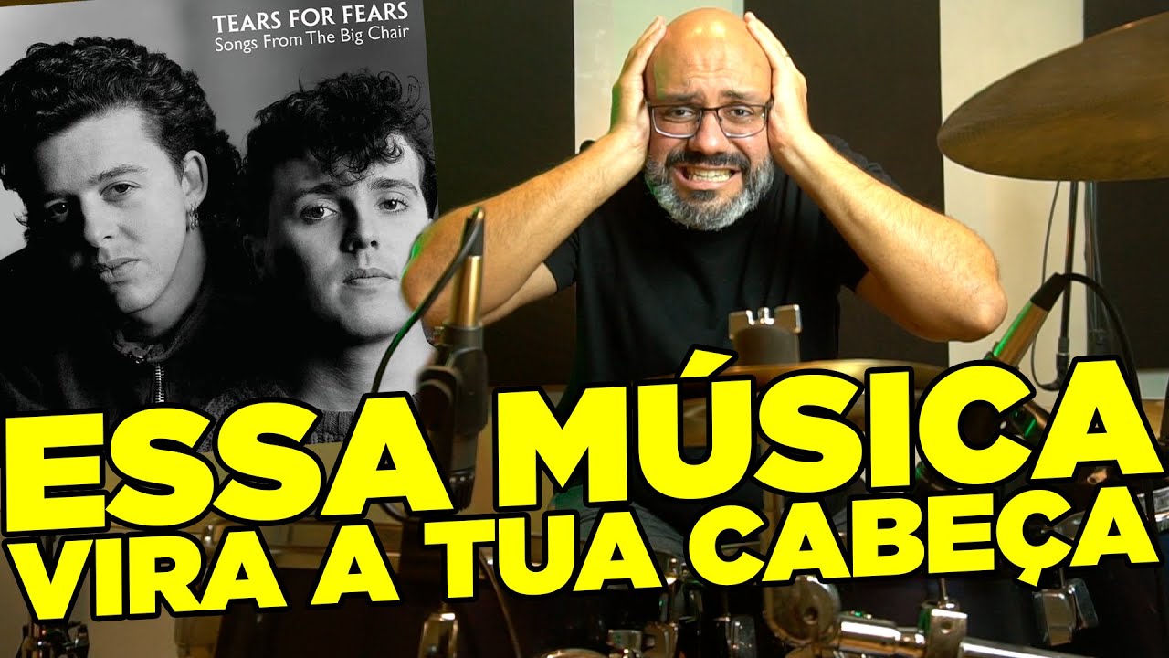 A INCRÍVEL BATERIA DE EVERYBODY WANTS TO RULE THE WORLD da banda Tears For Fears | TÉRCIO BARBOSA