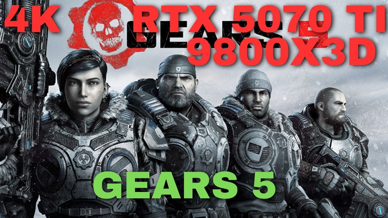 Gears of War 5 | 4k | 5070 Ti OC | 9800X3D - Ultra Settings