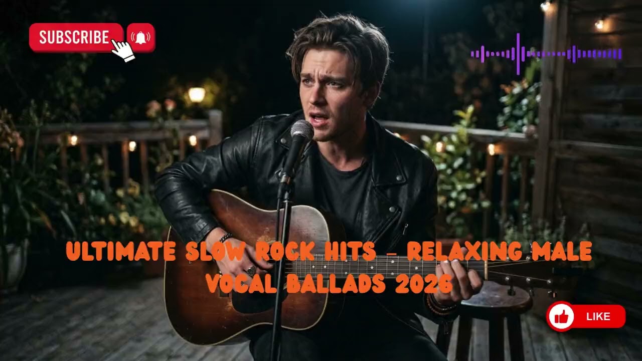 Ultimate Slow Rock Hits – Relaxing Male Vocal Ballads 2026