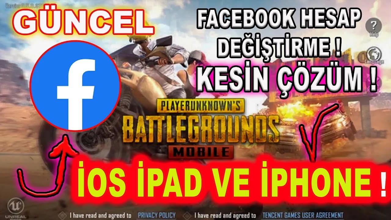PUBG MOBİLE FACEBOOK HESAP DEĞİŞTİRME İOS - İPHONE NASIL YAPILIR! GÜNCEL