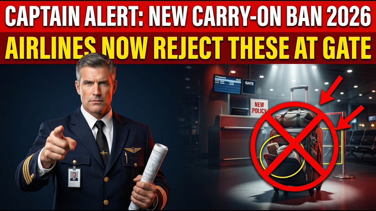 New Carry-On Rules 2026: What Airlines Won’t Let You Board With Anymore