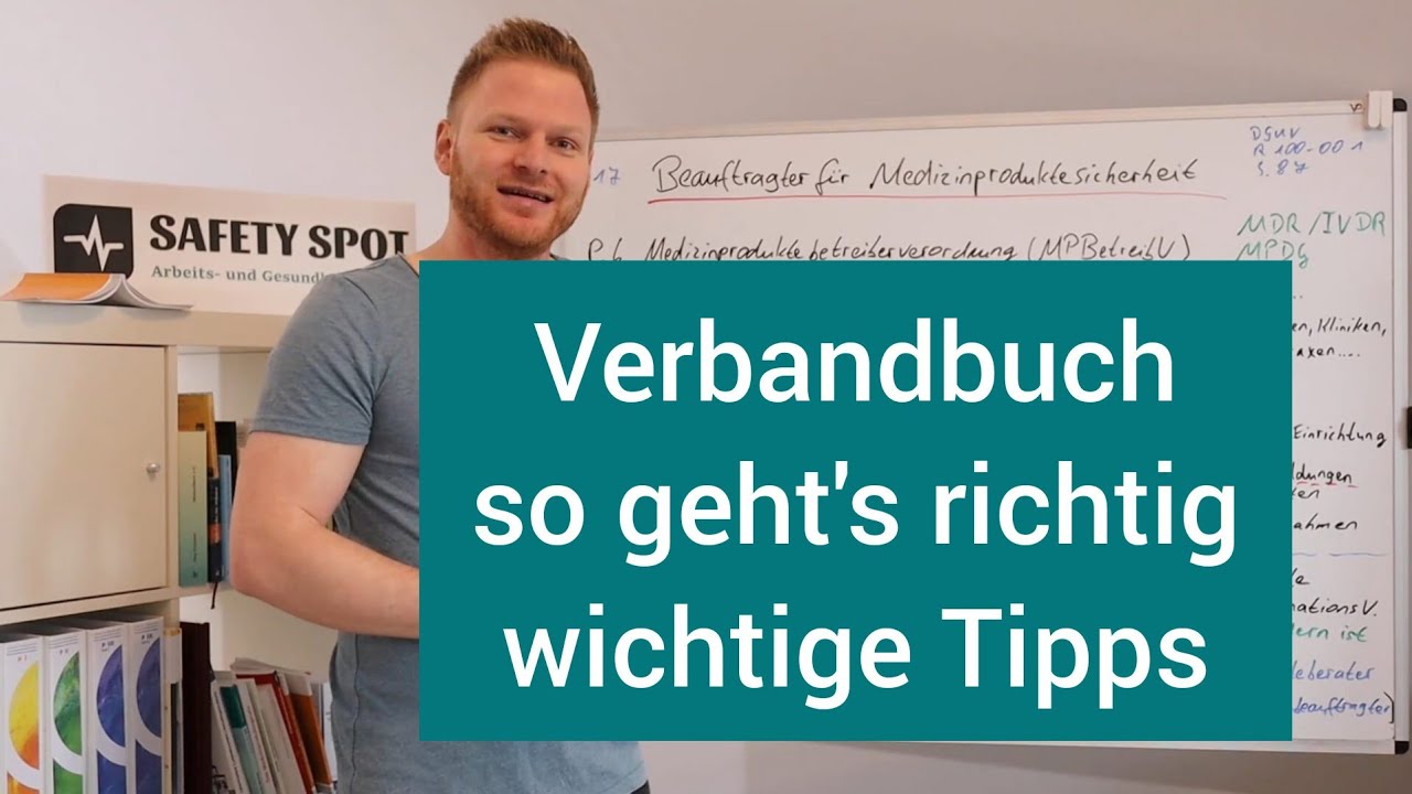 Verbandbucheintrag erklärt + Tipps in der Umsetzung | Arbeitsschutz | Sicherheitsbeauftragter