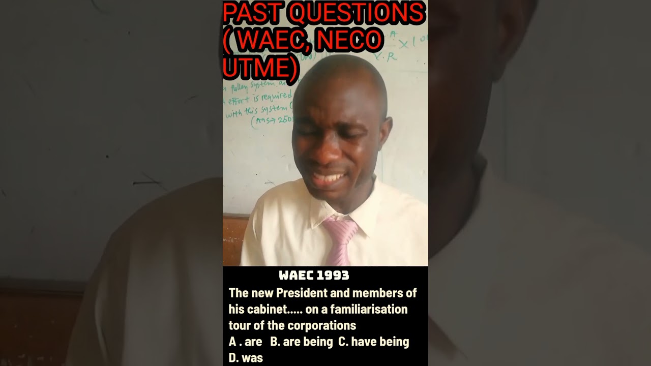 WASSCE QUESTIONS ON LEXIS AND STRUCTURE