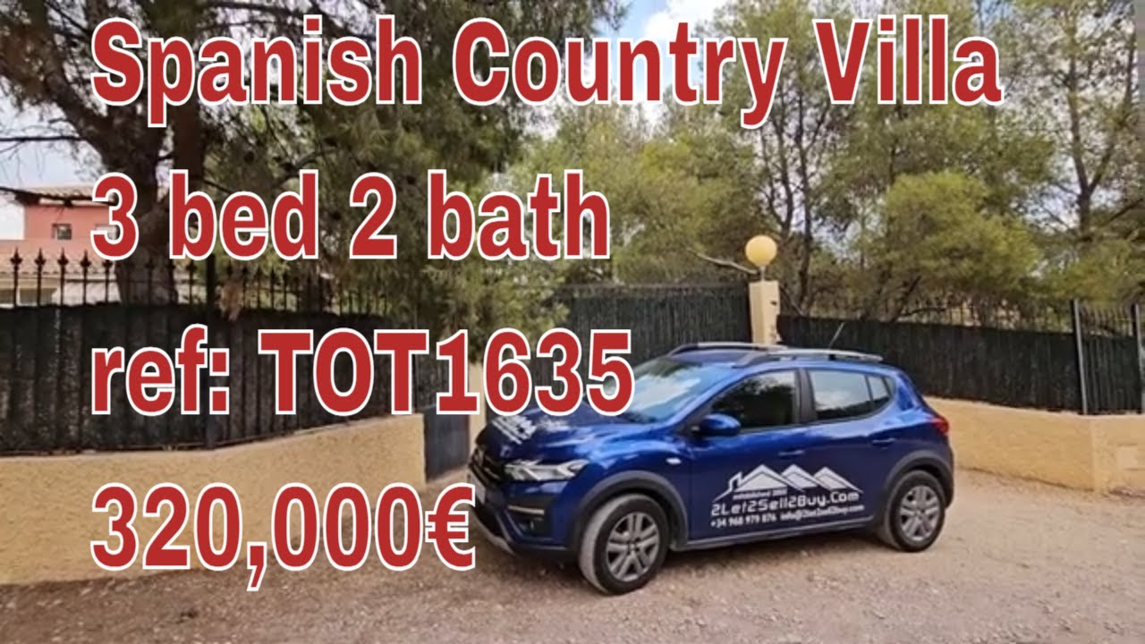 Spanish Country Property, Villa sales Spain. property House Tour Totana