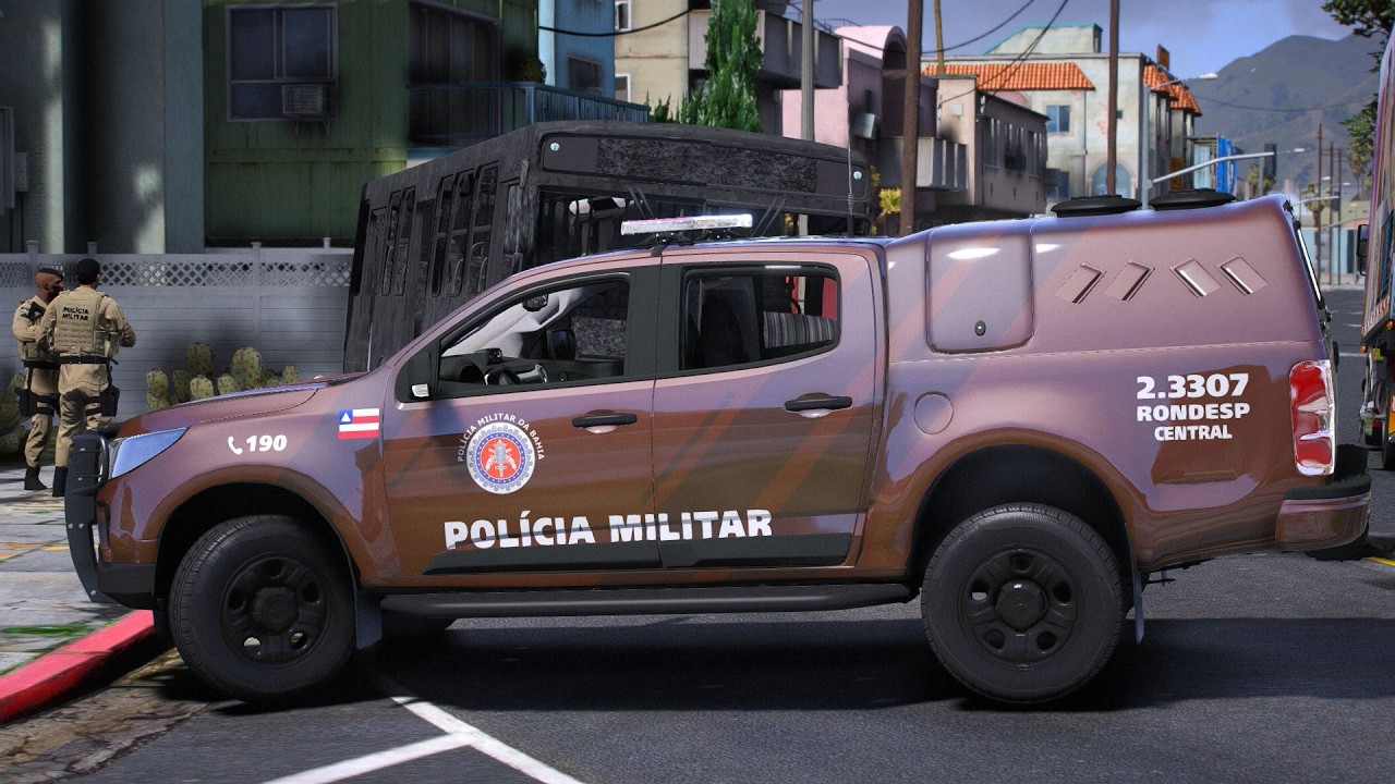 RONDESP VAI EM BUSCA DE INDIVÍDUOS QUE ATEARAM FOGO EM COLETIVO | PMBA - POLICIA NO GTA 5