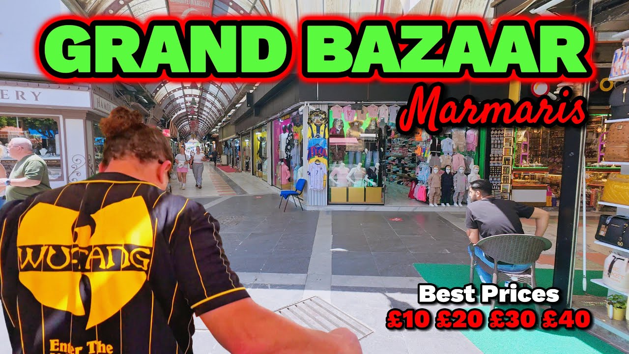 I take a walk around the Grand Bazaar Marmaris Türkiye and find out some prices for 2025 shopping