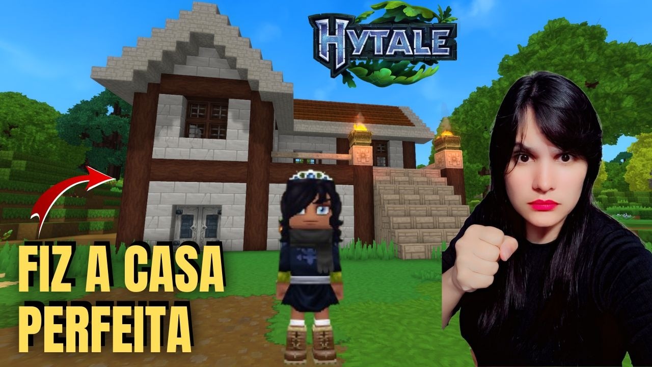 DO CAOS A CASA PERFEITA, MORRI NO PRIMEIRO DIA E ENTREI EM UMA CAVERNA | HYTALE EP01