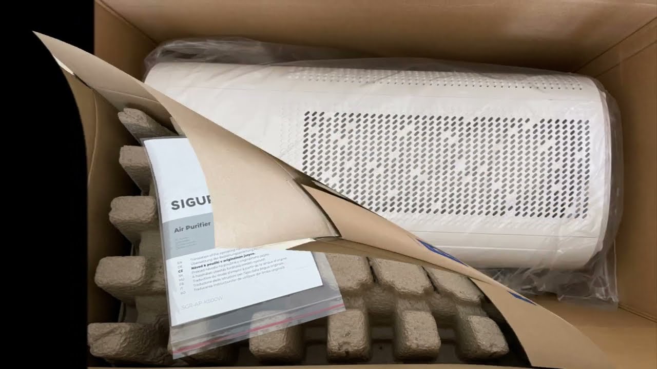 Siguro AP-K50 Air Master WHITE (Unboxing + first look)