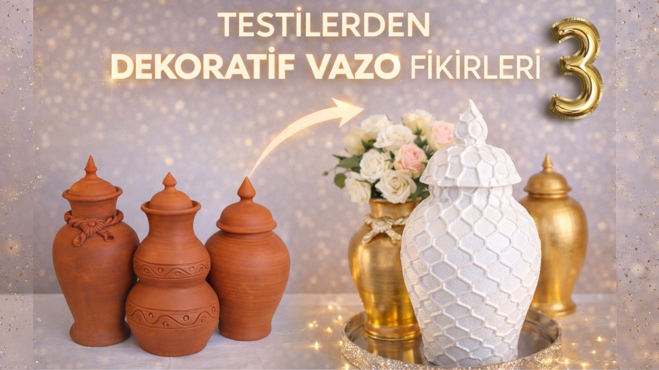 TESTİLERDEN SÜPER GERİ DÖNÜŞÜM - DIY Kendin Yap Fikirleri