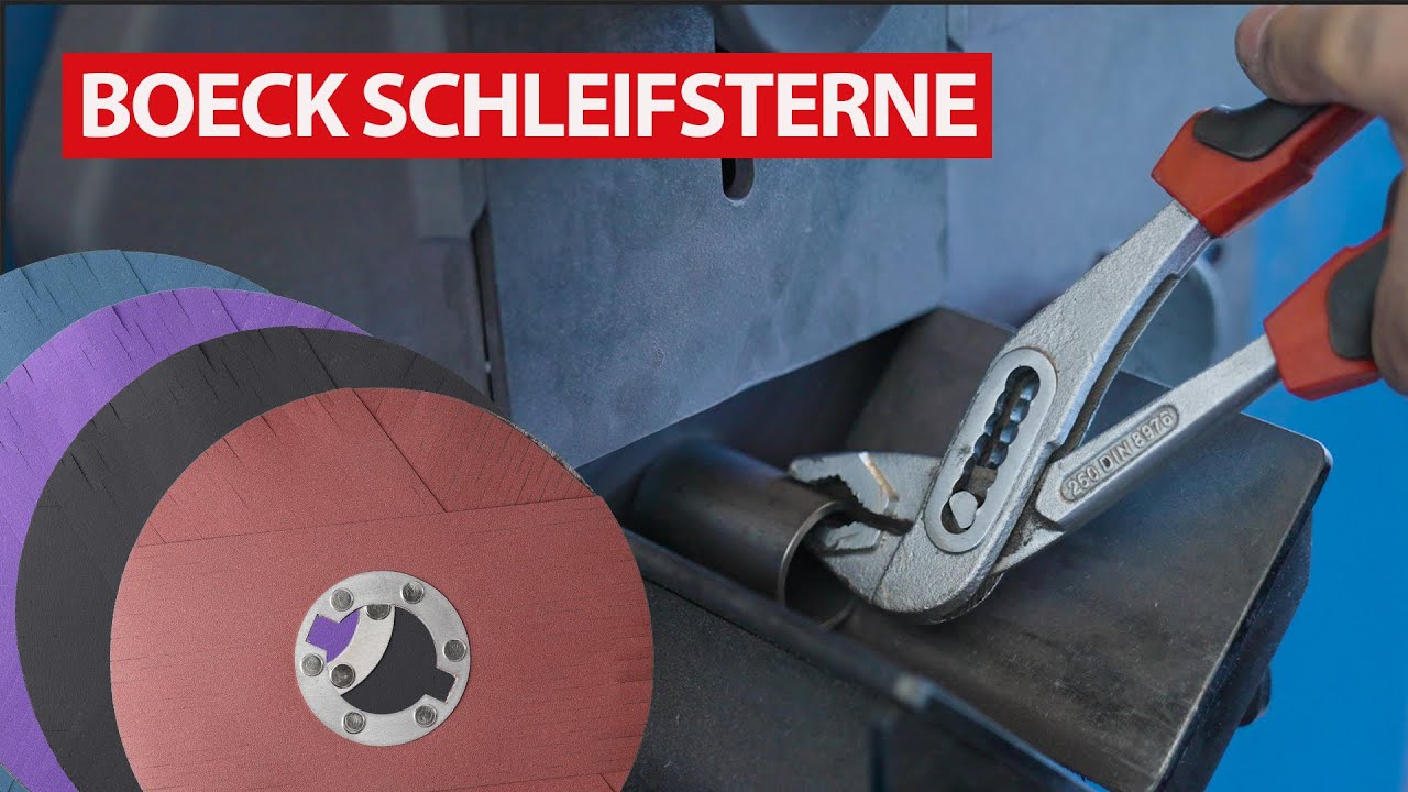 boeck Schleifsterne entgraten Rohre