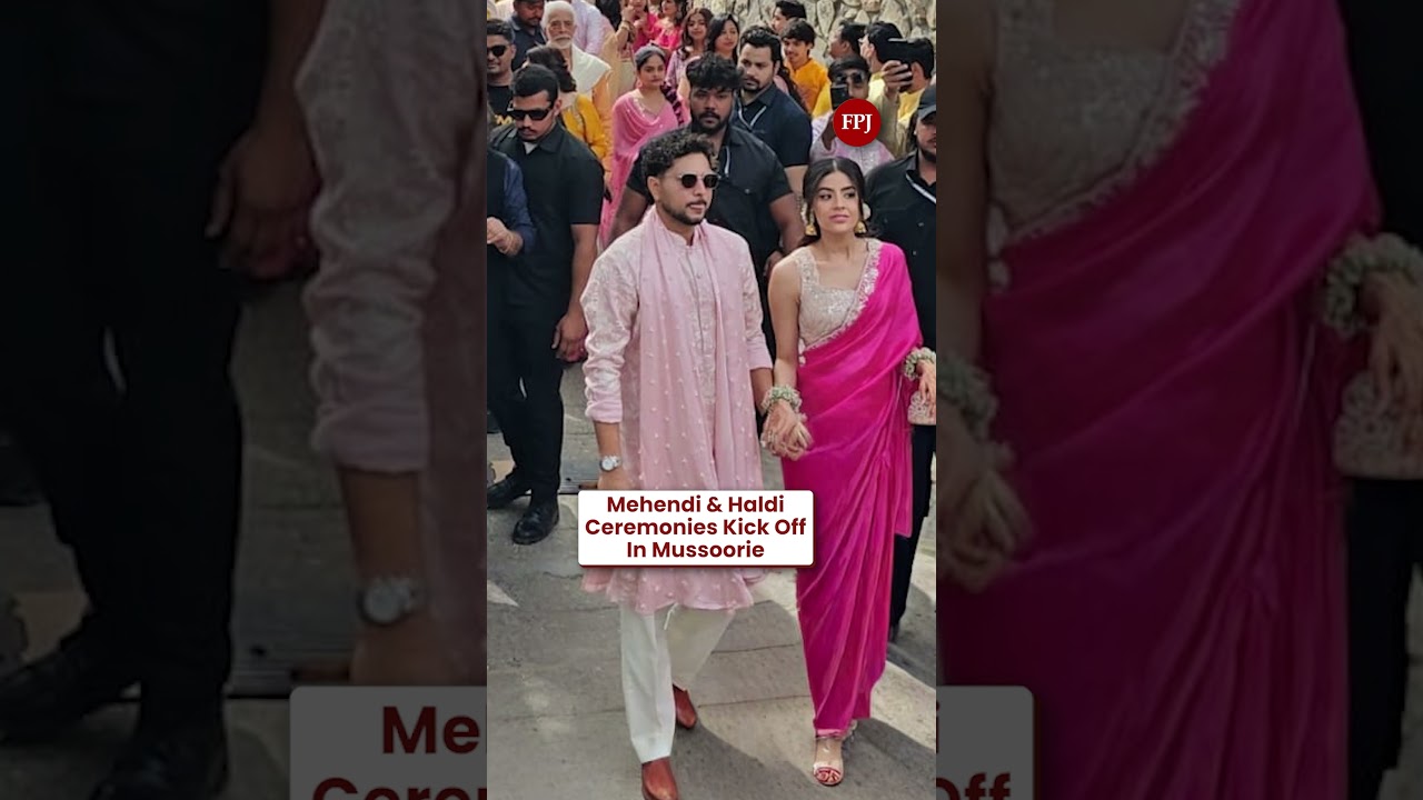 Inside Visuals Of Cricketer Kuldeep Yadav And Vanshika's Wedding Festivities