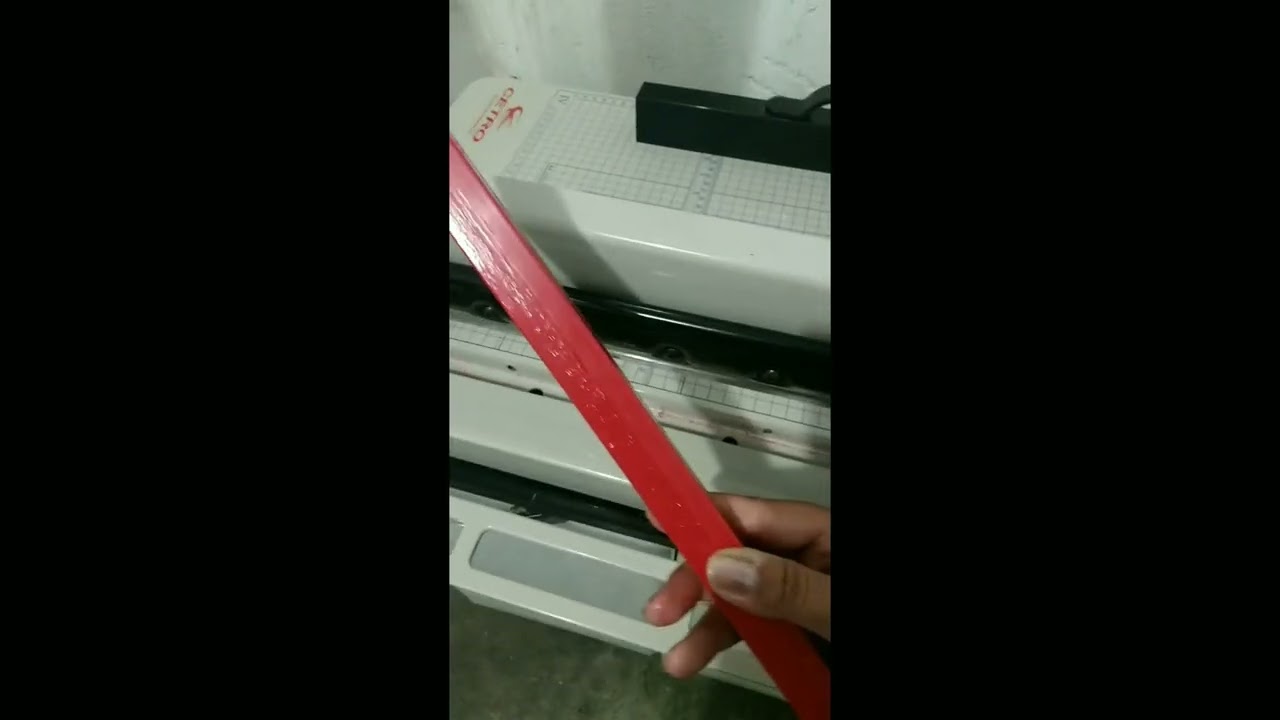 Como trocar ou reutilizar o batente da guilhotina semi industrial