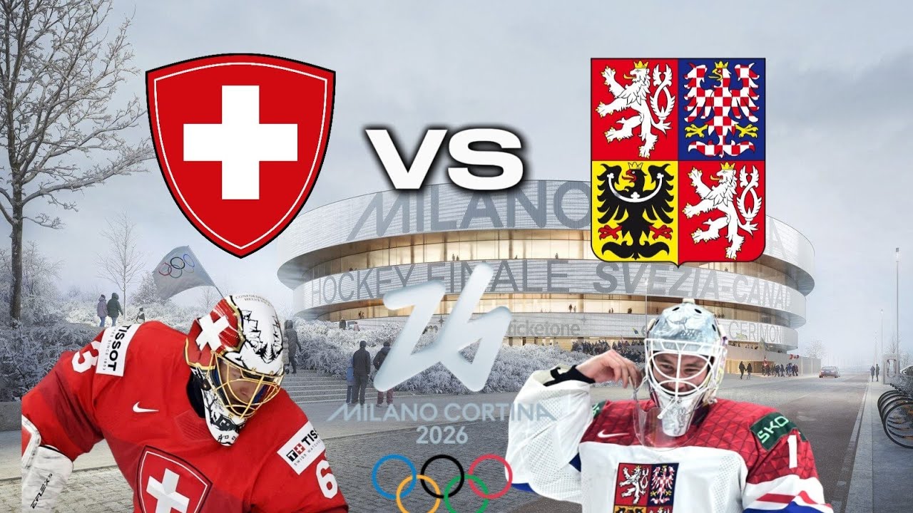 NHL 26 ZOH CORTINA MILÁN ČESKÁ REPUBLIKA VS ŠVÝCARSKO